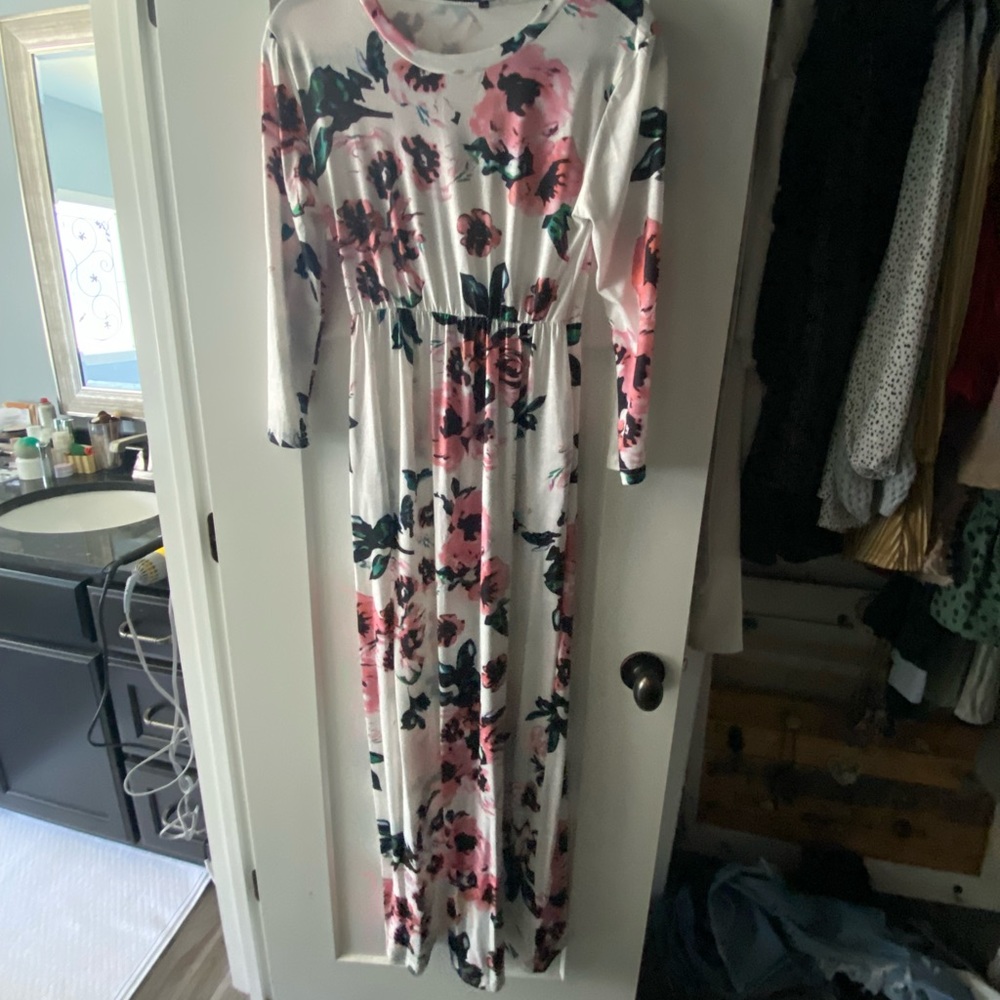 Floral floor length dress